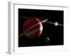 This is an Artist's Concept of a Jupiter-Mass Planet Orbiting the Nearby Star Epsilon Eridani-Stocktrek Images-Framed Photographic Print