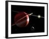 This is an Artist's Concept of a Jupiter-Mass Planet Orbiting the Nearby Star Epsilon Eridani-Stocktrek Images-Framed Photographic Print