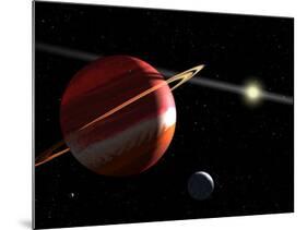 This is an Artist's Concept of a Jupiter-Mass Planet Orbiting the Nearby Star Epsilon Eridani-Stocktrek Images-Mounted Photographic Print