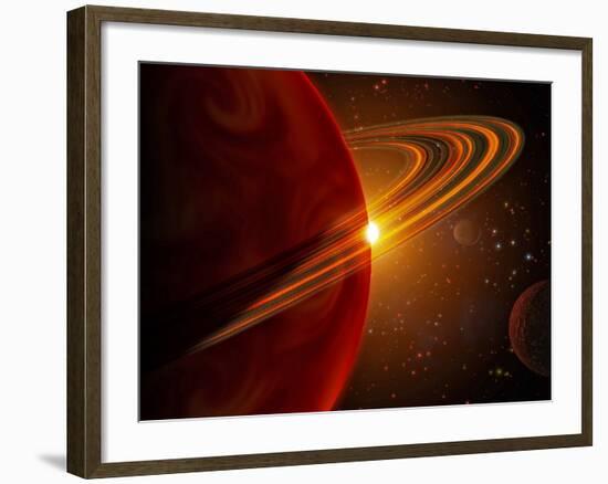 This is an Artist's Concept of Giant Planet Recently Discovered Orbiting the Sun-Like Star 79 Ceti-Stocktrek Images-Framed Photographic Print