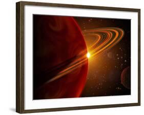 This is an Artist's Concept of Giant Planet Recently Discovered Orbiting the Sun-Like Star 79 Ceti-Stocktrek Images-Framed Photographic Print