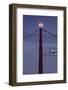 This is Halloween, Golden Gate Bridge, Harvest Moon, San Francisco-Vincent James-Framed Photographic Print