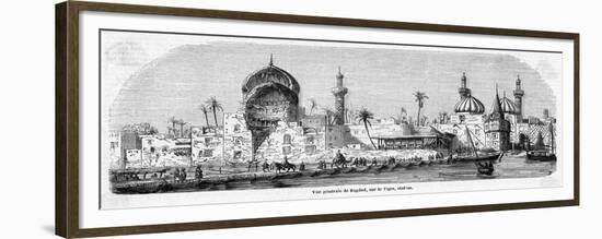 This Is How Baghdad Used to Look as You Sailed Up the Tigris-null-Framed Premium Giclee Print