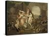 This Is Italy in Mournful Era of First Invasion, 1796, Allegory, Italy-null-Stretched Canvas