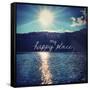 This Is My Happy Place 3-Kimberly Glover-Framed Stretched Canvas