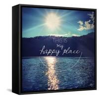 This Is My Happy Place 3-Kimberly Glover-Framed Stretched Canvas