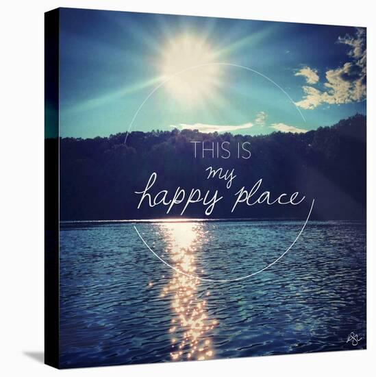 This Is My Happy Place 3-Kimberly Glover-Stretched Canvas