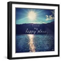 This Is My Happy Place 3-Kimberly Glover-Framed Giclee Print