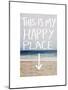 This Is My Happy Place (Beach)-Leah Flores-Mounted Giclee Print