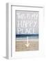 This Is My Happy Place (Beach)-Leah Flores-Framed Art Print