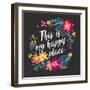 This Is My Happy Place-Joan Coleman-Framed Art Print