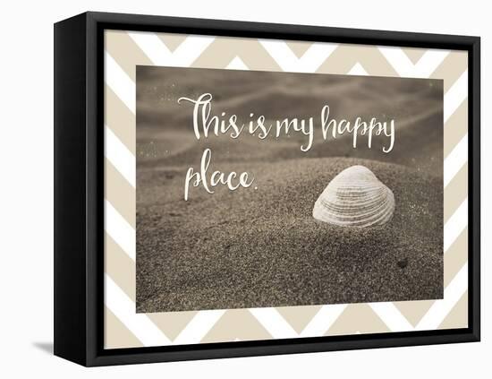 This Is My Happy Place-Tina Lavoie-Framed Stretched Canvas