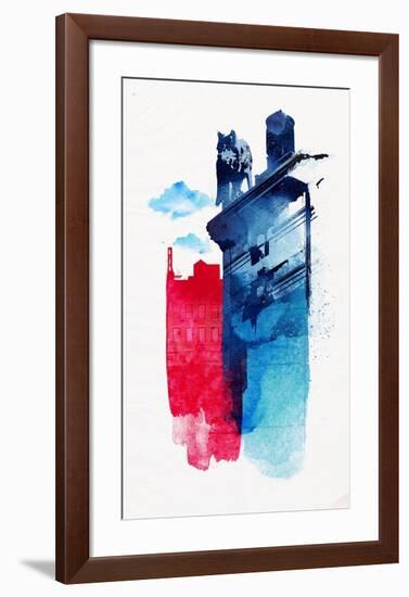 This Is My Town-Robert Farkas-Framed Art Print