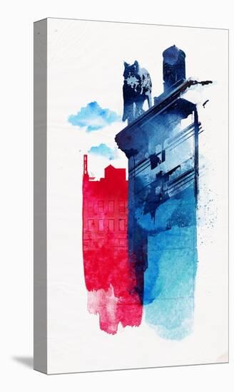 This Is My Town-Robert Farkas-Stretched Canvas