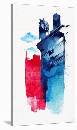 This Is My Town-Robert Farkas-Stretched Canvas