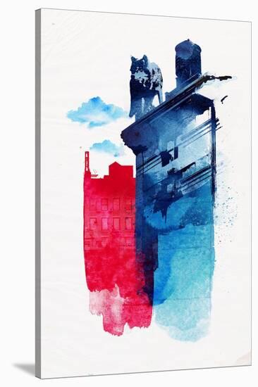 This Is My Town-Robert Farkas-Stretched Canvas