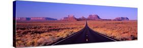 This Is Route 163 That Runs Through the Navajo Indian Reservation-null-Stretched Canvas