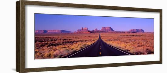 This Is Route 163 That Runs Through the Navajo Indian Reservation-null-Framed Photographic Print