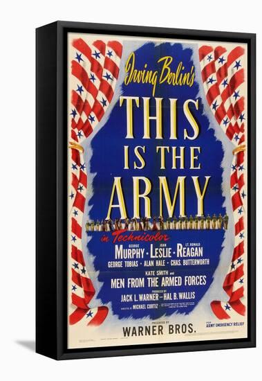 This Is the Army, 1943, Directed by Michael Curtiz-null-Framed Stretched Canvas