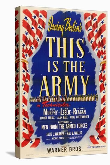 This Is the Army, 1943, Directed by Michael Curtiz-null-Stretched Canvas