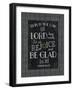 This is the Day Chalk-Moira Hershey-Framed Art Print