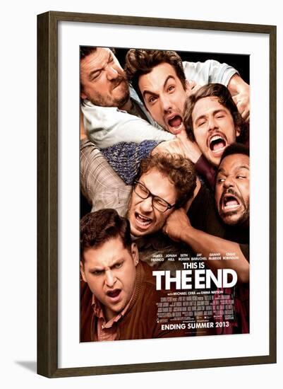 This is the End-null-Framed Art Print