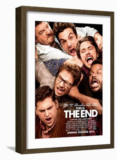 This is the End-null-Framed Art Print