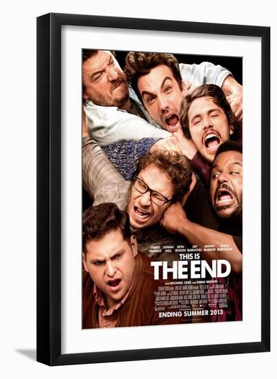 This is the End-null-Framed Art Print