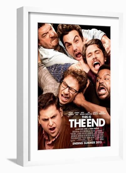 This is the End-null-Framed Art Print