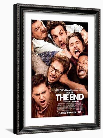 This is the End-null-Framed Art Print