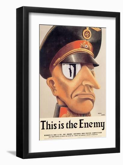 This Is The Enemy-Karl Koehler and Victor Ancona-Framed Art Print