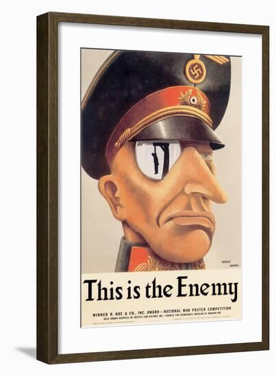 This Is The Enemy-Karl Koehler and Victor Ancona-Framed Art Print