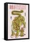 This is the Guardian Tiger Who Protects the Treasures of the Chinese-null-Framed Stretched Canvas