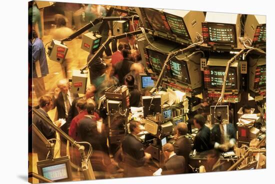 This Is the Interior of the New York Stock Exchange on Wall Street-null-Stretched Canvas