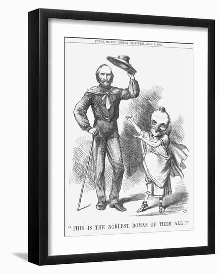 This Is the Noblest Roman of Them All!, 1864-John Tenniel-Framed Giclee Print