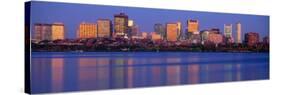 This Is the State Capitol and Skyline Along the Charles River-null-Stretched Canvas