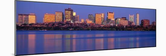 This Is the State Capitol and Skyline Along the Charles River-null-Mounted Photographic Print