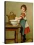 This Is the Way We Wash Our Clothes-George Dunlop Leslie-Stretched Canvas