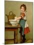 This Is the Way We Wash Our Clothes-George Dunlop Leslie-Mounted Giclee Print