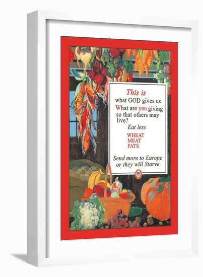This is What God Gives Us-A. Hendee-Framed Art Print