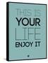 This Is Your Life Blue-NaxArt-Framed Stretched Canvas