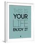 This Is Your Life Blue-NaxArt-Framed Art Print