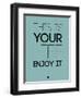 This Is Your Life Blue-NaxArt-Framed Art Print