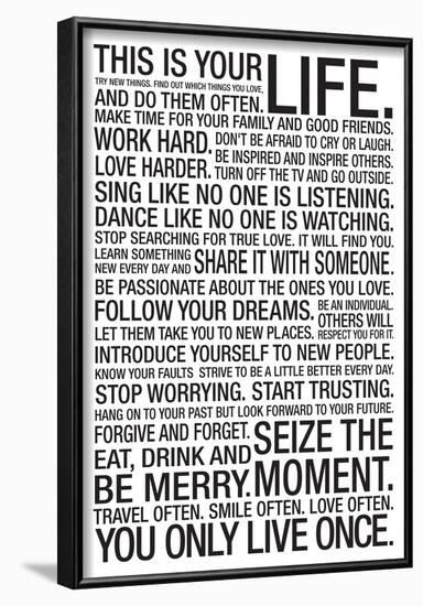 This Is Your Life-null-Framed Poster