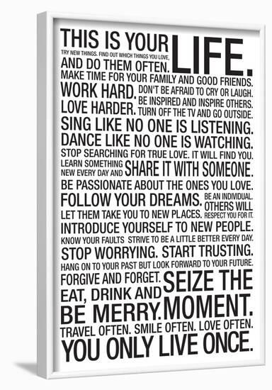 This Is Your Life-null-Framed Poster