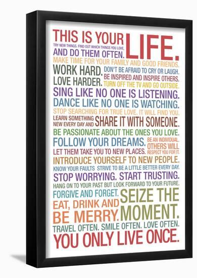 This Is Your Life-null-Framed Poster