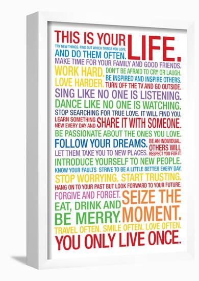 This Is Your Life-null-Framed Poster