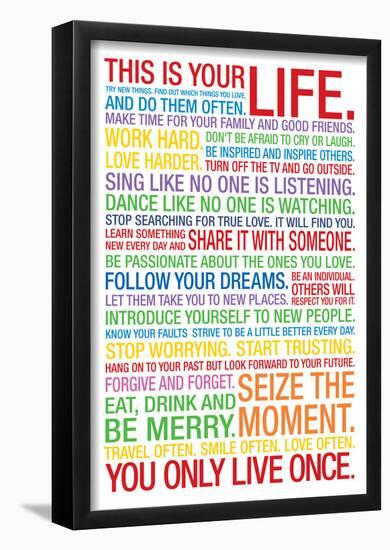 This Is Your Life-null-Framed Poster