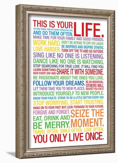 This Is Your Life-null-Framed Poster