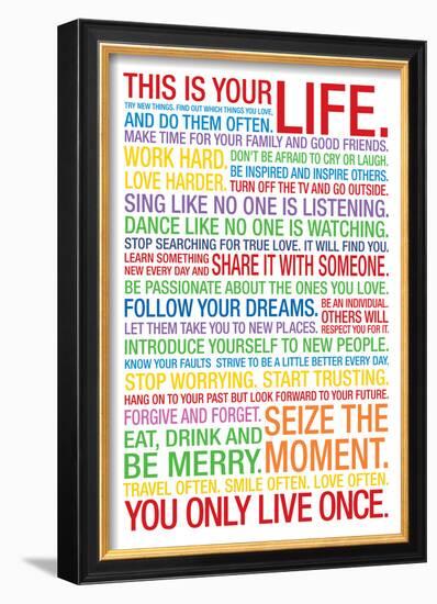 This Is Your Life-null-Framed Poster